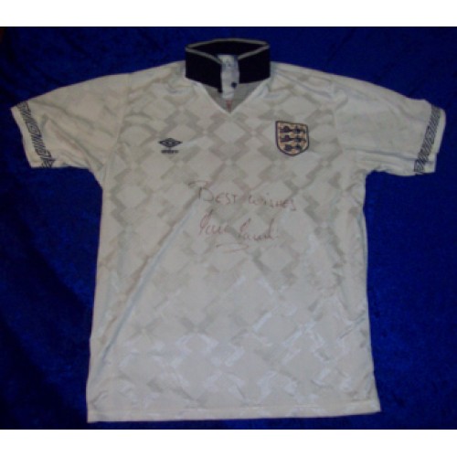 Paul Parkers Signed England Match Worn Shirt  